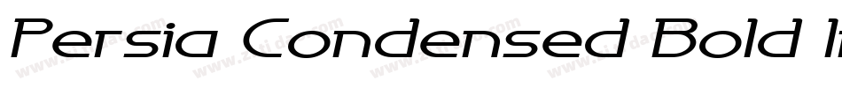 Persia Condensed Bold Italic字体转换
